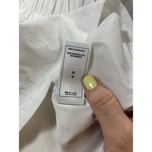 7 For All Mankind Off Shoulder Top White Small - Picture 7 of 10